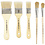 Creativ Company Vernis kwasten, afm 10+16+25+35+50, L: 18,5-21,5 cm, B: 13-50 mm, plat, 10 stuk/ 1 doos
