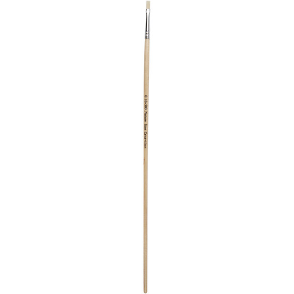 Creativ Company Nature Line kwasten, afm 0, B: 4 mm, lange steel, 12 stuk/ 1 doos