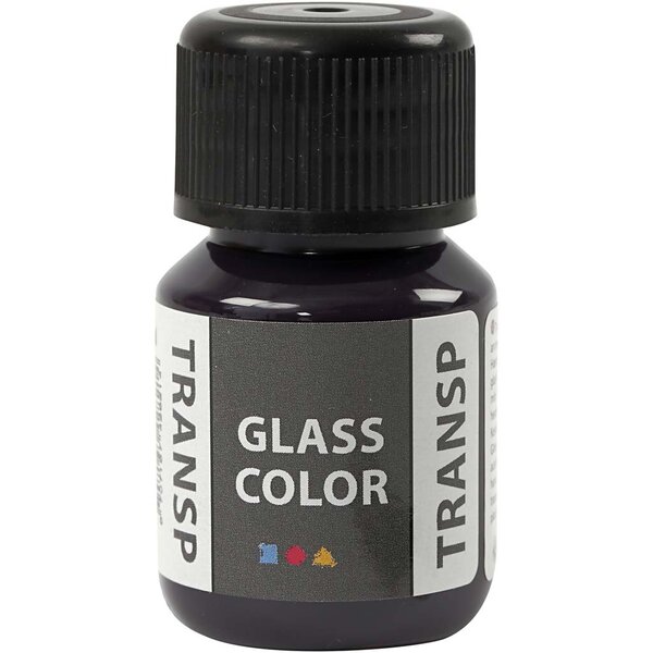 Creativ Company Glass Color Transparent, violet, 30 ml/ 1 fles
