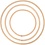 Creativ Company Bamboe ring, d 15,3+20,3+25,5 cm, 3 stuk/ 1 set