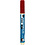 Glas- en porseleinstift, lijndikte 2-4 mm, dekkend, donkerrood, 1 stuk