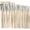 Creativ Company Nature Line kwasten, afm 00+0+1+2+4+12+14+20, L: 18-22 cm, B: 3-20 mm, plat, 68 stuk/ 1 doos