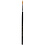 Creativ Company Gold Line penselen, afm 8, L: 18,5 cm, B: 3 mm, rond, 12 stuk/ 1 doos