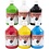 Creativ Company Acrylverf Glossy, primair kleuren, 6x500 ml/ 1 doos