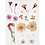 Creativ Company Gedroogde bloemen en bladeren, lichtroze, 1 doos