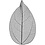 Creativ Company Skeleton leaves , L: 6-8 cm, zwart, 20 stuk/ 1 doos