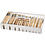 Creativ Company Nature Line kwasten, afm 00+0+1+2+4+8+12+14+20+22, L: 17,5-20,5 cm, B: 3-22 mm, plat, 10x12 stuk/ 1 doos