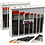 Creativ Company Gold Line penselen, rond + plat, afm 1-22, B: 1-7 mm, 168 stuk/ 1 doos