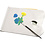 Creativ Company Afscheurpalet, L: 31 cm, B: 23 cm, wit, 1 stuk