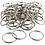 Creativ Company Sleutelhangers, d 30 mm, 80 stuk/ 1 doos