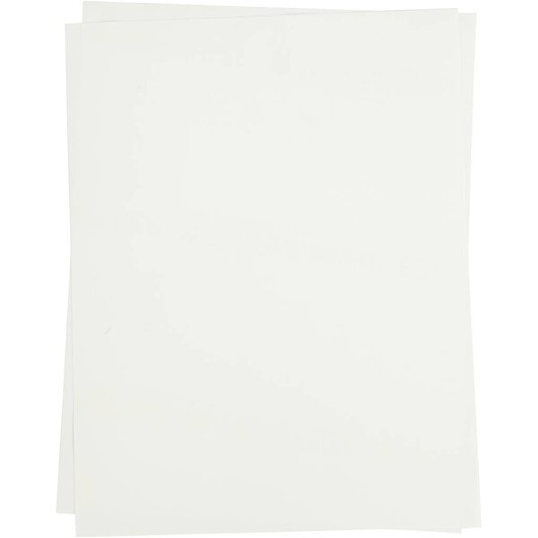 Creativ Company Transfer vellen, vel 21,5x28 cm, voor licht textiel, transparant, 5 vel/ 1 doos