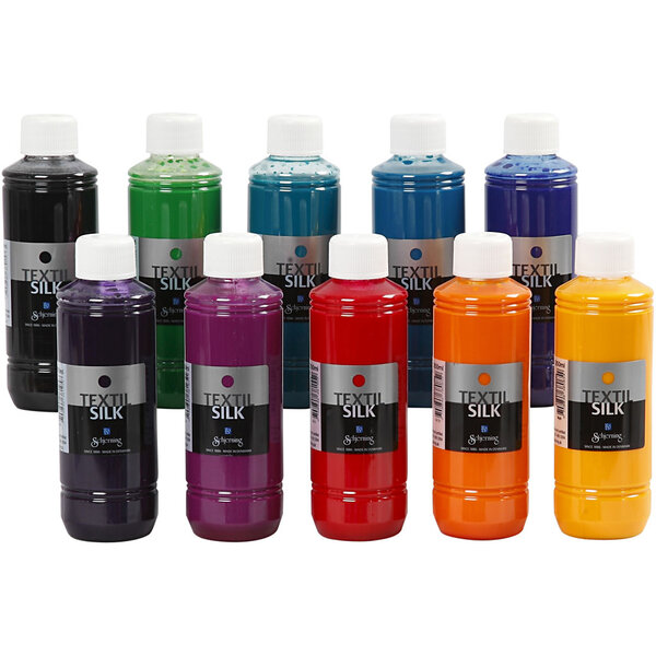 Schjerning Zijdeverf ES Silk, 10x250 ml/ 1 doos