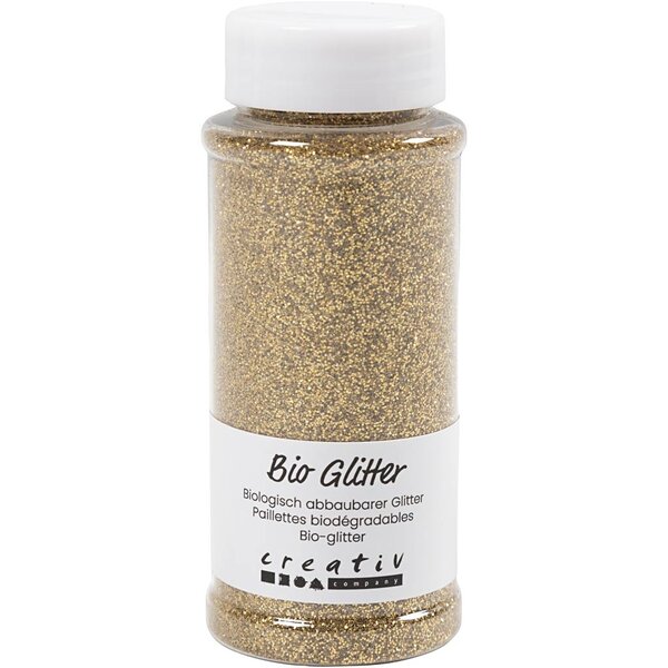 Creativ Company Bio Sparkles, goud, 140 ml/ 1 Doosje