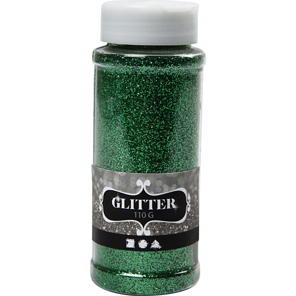 Creativ Company Glitter, groen, 110 gr/ 1 Doosje
