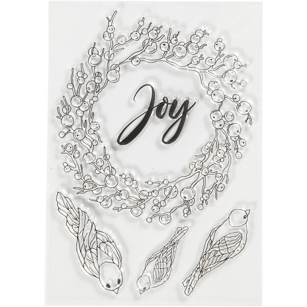 Viva Decor Silicone stempels, joy, afm 10,5x15 cm, 1 vel
