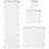 Viva Decor Stempelblok, afm 2,5x2,5+5x5+7,6x7,6+5x16,5 cm, dikte 1 cm, 4 stuk/ 1 doos