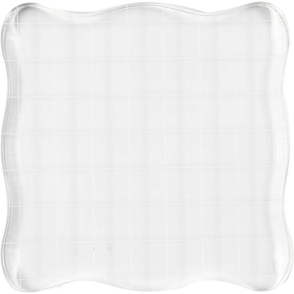 Viva Decor Stempelblok, afm 10x10 cm, dikte 1 cm, 1 stuk