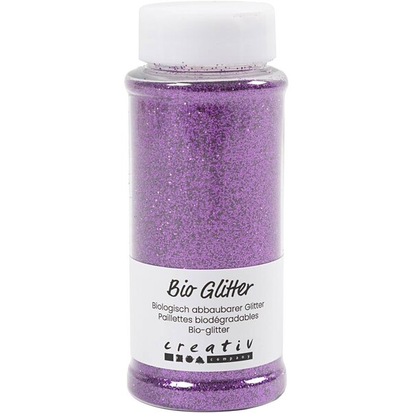 Creativ Company Bio Sparkles, roze, 140 ml/ 1 Doosje