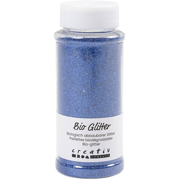 Creativ Company Bio Sparkles, blauw, 140 ml/ 1 Doosje