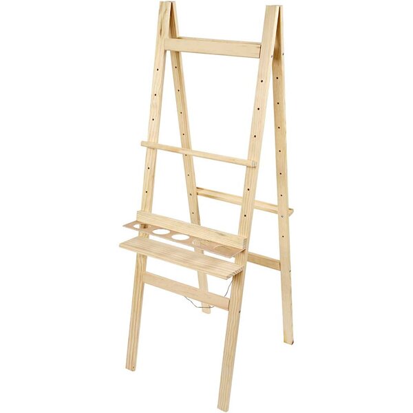 Creativ Company Dubbelzijdige tekenezel, H: 134 cm, B: 58 cm, 1 stuk
