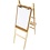 Creativ Company Dubbelzijdige tekenezel, H: 134 cm, B: 58 cm, 1 stuk