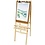 Creativ Company Dubbelzijdige tekenezel, H: 134 cm, B: 58 cm, 1 stuk