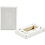 Creativ Company Mini Canvas, afm 6x4x1 cm, wit, 2 stuk/ 1 doos
