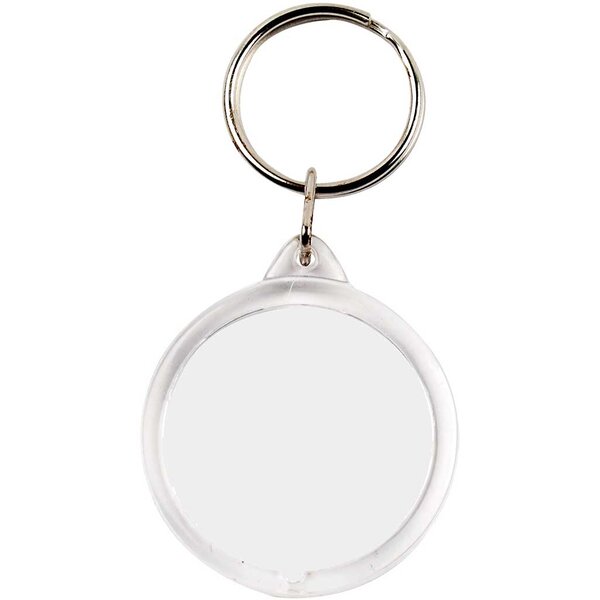 Creativ Company Sleutelhanger, d 40 mm, 25 stuk/ 1 doos