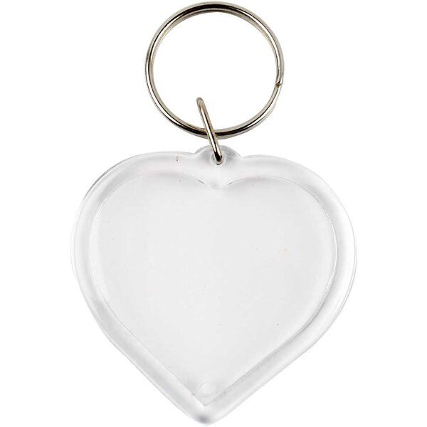 Creativ Company Sleutelhanger, afm 50x50 mm, 25 stuk/ 1 doos