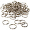 Creativ Company Sleutelhangers, d 25 mm, 100 stuk/ 1 doos