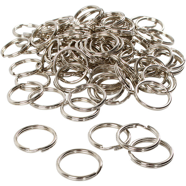 Creativ Company Sleutelhangers, d 25 mm, 100 stuk/ 1 doos