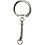 Creativ Company Sleutelhanger met ketting, L: 6 cm, d 2,3 cm, 25 stuk/ 1 doos