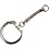Creativ Company Sleutelhanger met ketting, L: 6 cm, d 2,3 cm, 5 stuk/ 1 doos