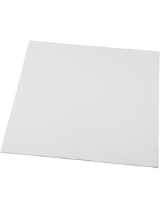 Creativ Company Canvas Paneel, afm 30x30 cm, dikte 3 mm, 280 gr, wit, 1 stuk