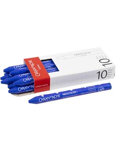 Caran Dache CARAN D’ACHE Neocolor I, L: 10 cm, dikte 8,5 mm, ultramarine (140), 10 stuk/ 1 doos