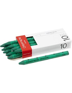 Caran Dache CARAN D’ACHE Neocolor I, L: 10 cm, dikte 8,5 mm, emerald green (210), 10 stuk/ 1 doos