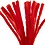 Creativ Company Chenille, L: 30 cm, dikte 15 mm, rood, 15 stuk/ 1 doos