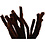 Creativ Company Chenille, L: 30 cm, dikte 15 mm, bruin, 15 stuk/ 1 doos