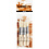 Creativ Company Tamponeerkwasten, L: 10 cm, d 11+14+17 mm, B: 11-17 mm, rond, 3 stuk/ 1 doos