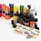 Creativ Company Textielkleur, parelmoer, diverse kleuren, 10x50 ml/ 1 doos