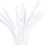 Creativ Company Chenille, L: 30 cm, dikte 15 mm, wit, 15 stuk/ 1 doos