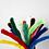 Creativ Company Chenille, grote, L: 45 cm, dikte 25 mm, diverse kleuren, 60 div/ 1 doos