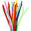 Creativ Company Chenille, L: 30 cm, dikte 9 mm, diverse kleuren, 200 div/ 1 doos