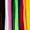 Creativ Company Chenille, L: 30 cm, dikte 9 mm, diverse kleuren, 200 div/ 1 doos