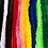 Creativ Company Chenille, L: 30 cm, dikte 15 mm, diverse kleuren, 200 div/ 1 doos