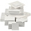 Creativ Company Canvas Paneel, 280 gr, wit, 108 stuk/ 1 doos