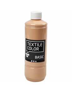 Creativ Company Textielkleur, licht beige, 500 ml/ 1 fles