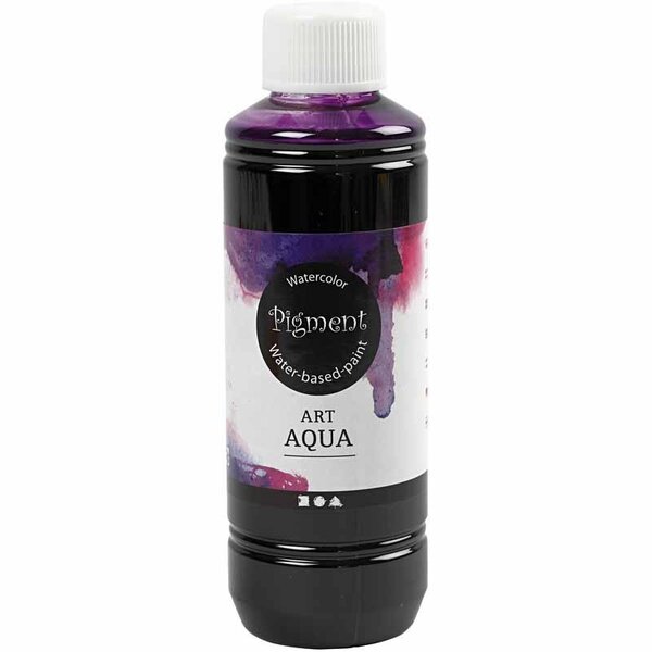 Pigment Vloeibare Aquarelverf, rood paars, 250 ml/ 1 fles