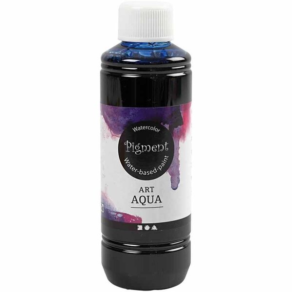 Pigment Vloeibare Aquarelverf, blauw, 250 ml/ 1 fles