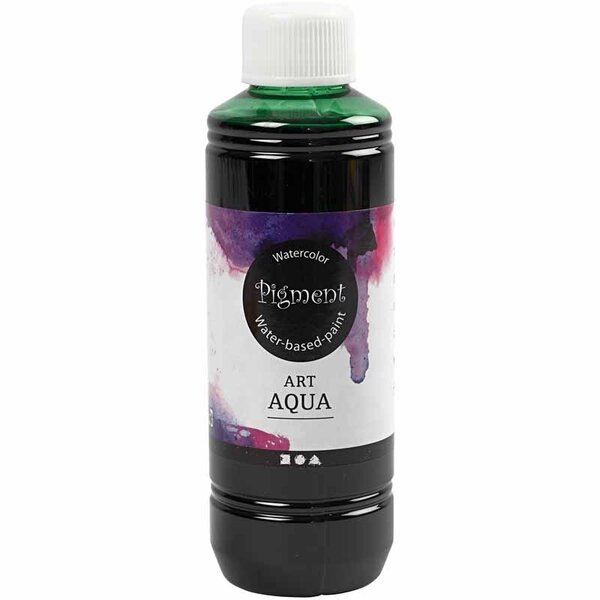 Pigment Vloeibare Aquarelverf, groen, 250 ml/ 1 fles